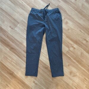 Uniqlo Stretch Dress Pants Gray Size M Elastic Waist